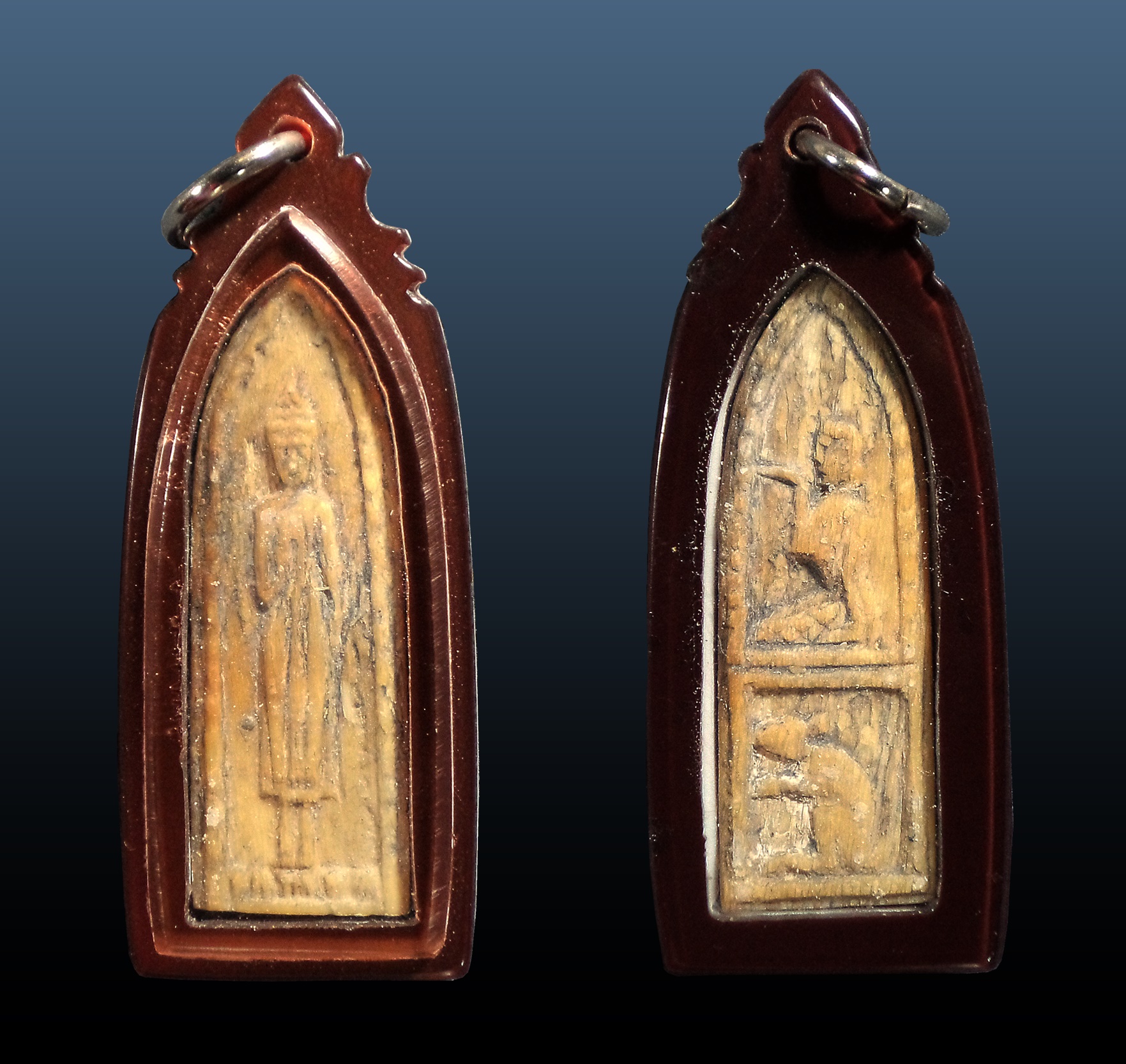 พระประจำวันงาแกะ สามส่วนหลังนางกวัก ปีกระต่าย หลวงพ่อเดิม วัดหนองโพ จ.นครสวรรค์