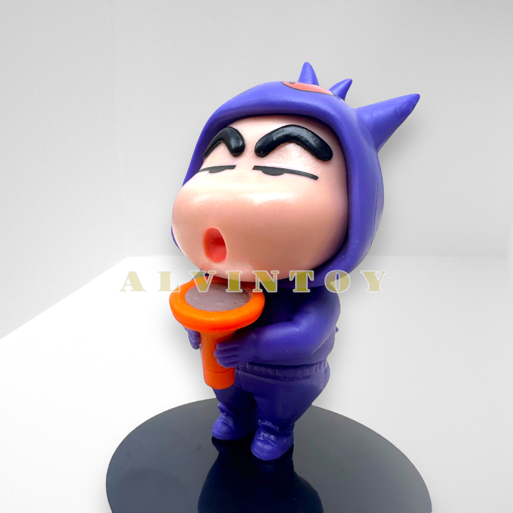 โมเดล ฟิกเกอร์ Shin-chan - ชินจังจอมแก่น ชุด 6 ตัว ขนาดความสูง 7-9 ซม.