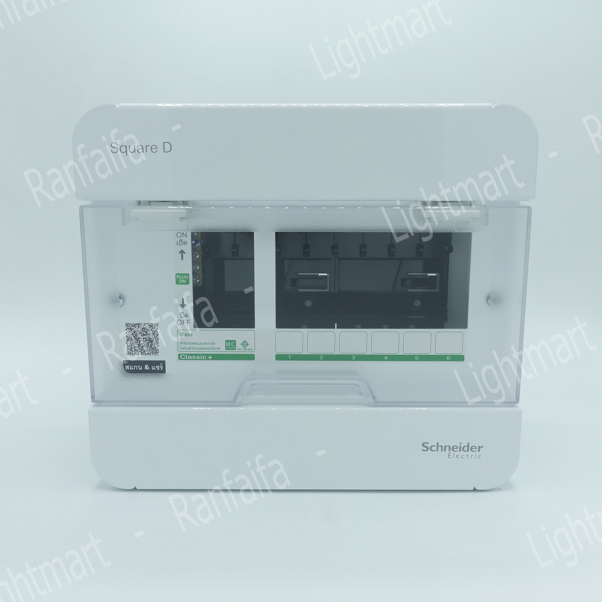 ตู้ Consumer Unit 2P ขนาด 4-18 ช่อง Schneider