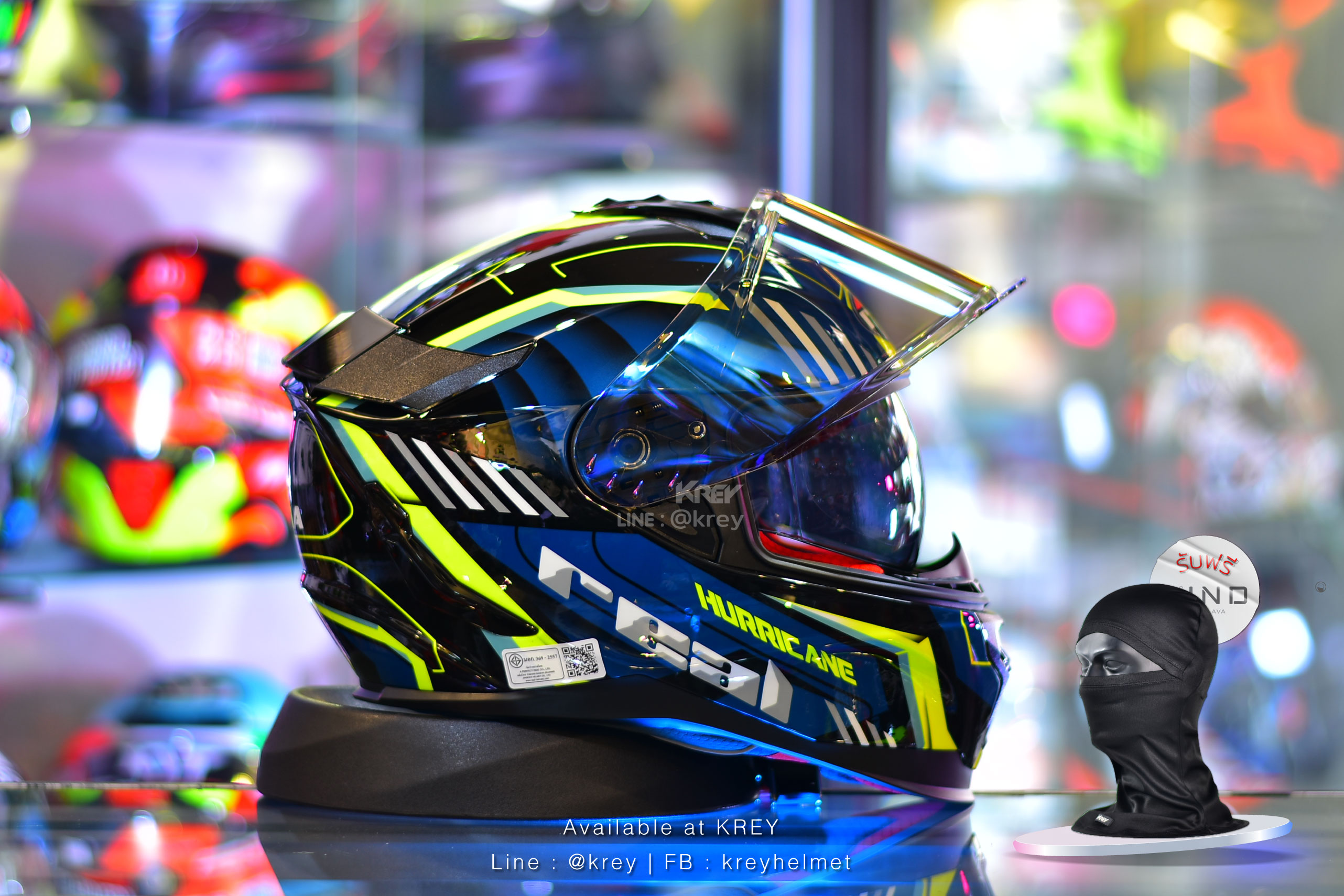 Real model Hurricane Kona Black Green