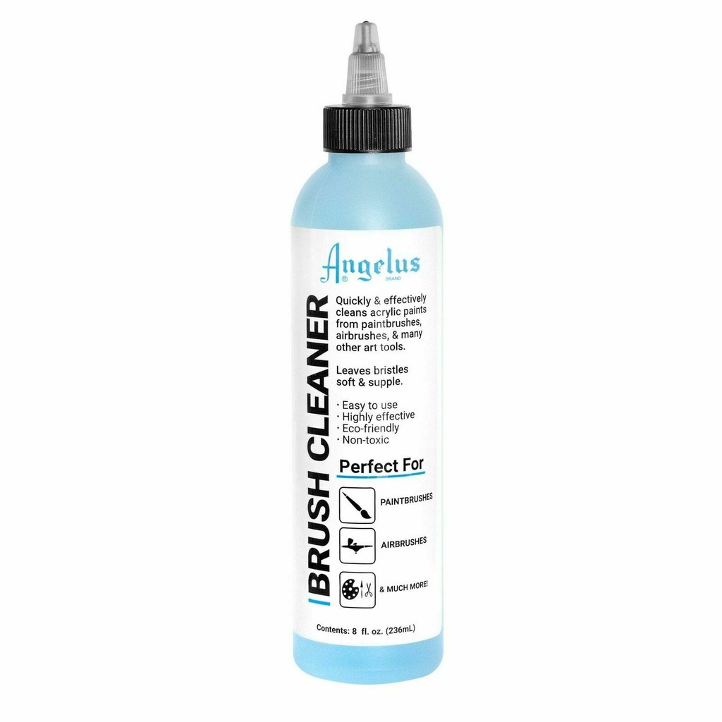 Angelus Brush Cleaner 236ml. (น้ำยาทำความสะอาดพู่กันและAirBrushes) Made in USA