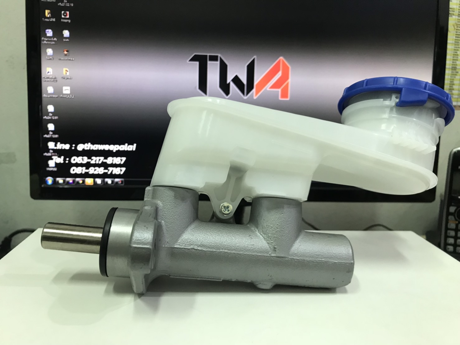 แม่ปั๊มเบรคบน15/16 CRV ปี02-06 ของใหม่! OEM (รูปจริง) / NISIN