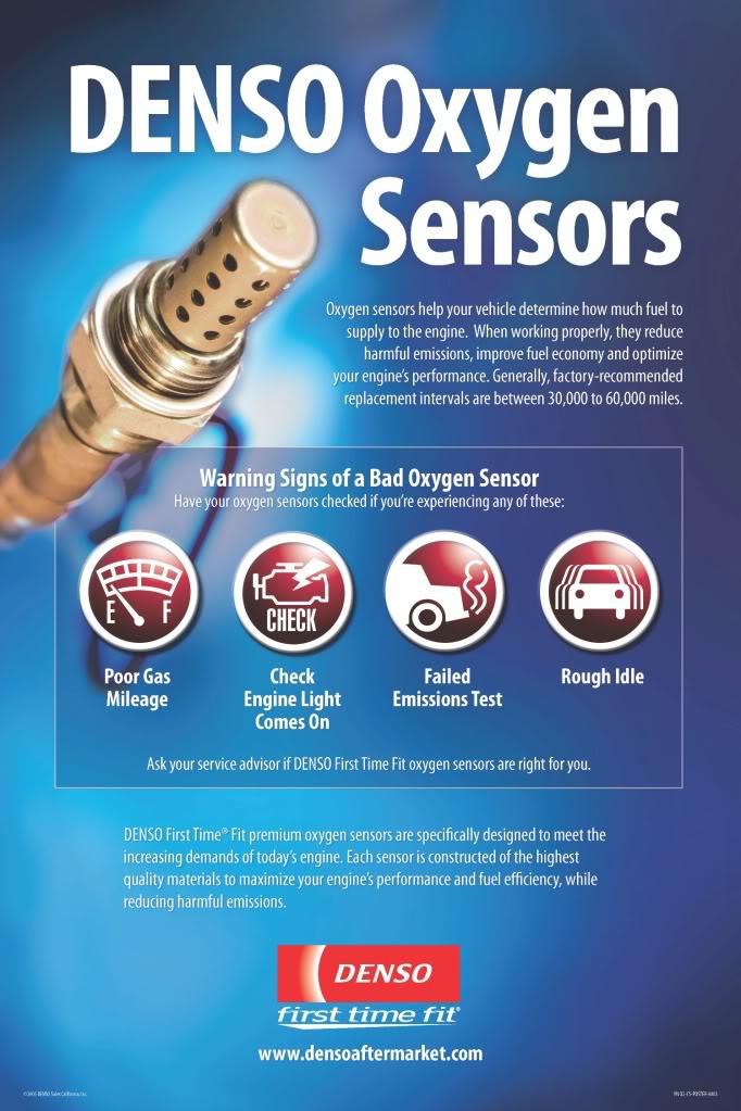 เซนเซอร์ท่อไอเสีย TOYOTA WISH (วิช), DENSO ของใหม่! (รูปจริง) / 89465-68030