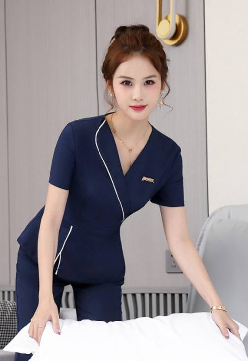 ชุดพนักงานเสริมสวย ชุดนวดสปา ชุดคลินิกความงาม