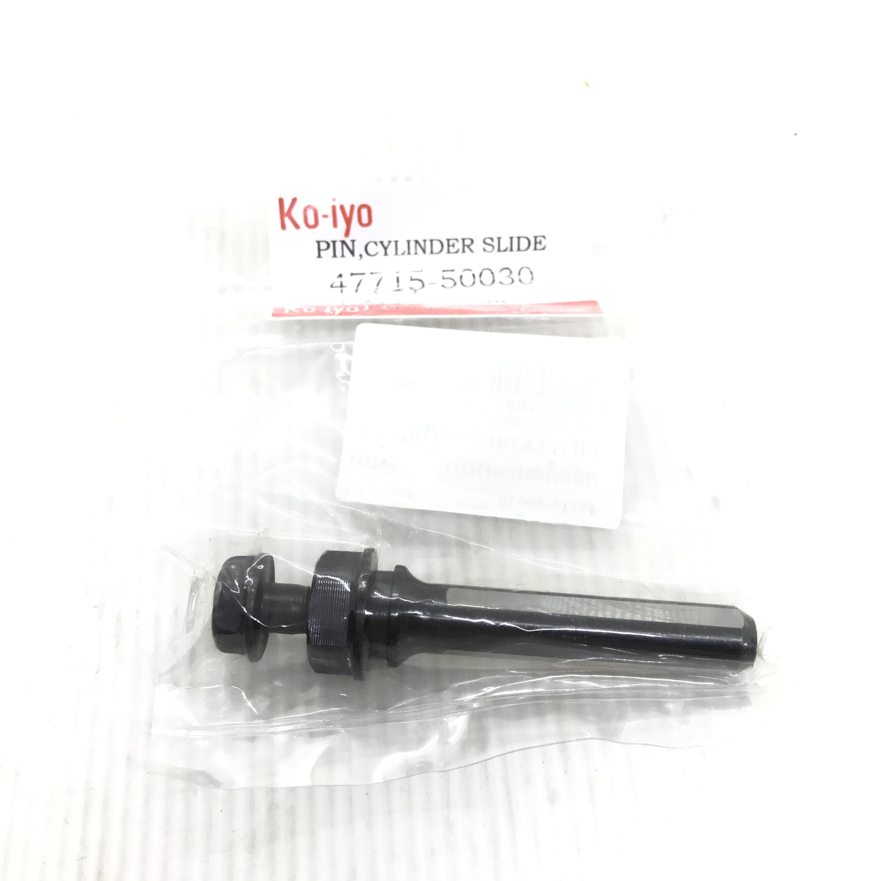 สลักดิสเบรคหน้า TOYOTA LH112 / KDH222 ตัวล่าง มีร่อง / ตัวบน Xไม่มีร่องX / LH112 / KDH222 โตโยต้า รถตู้ หัวจรวด คอมมูเตอร์ เบอร์ 47715-50030 / เบอร์ 47715-50010 ยี่ห้อ Ko-iyo (PIN CYLINDER SLIDE)