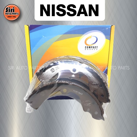 Compact Brake (ประกัน 1 เดือน) ก้ามเบรคหลัง Nissan NV 1.5 ปึ 91-96, SUNNY B12 1.5 ปี 85-90 COMPACT (TCN170) ผ้าเบรค