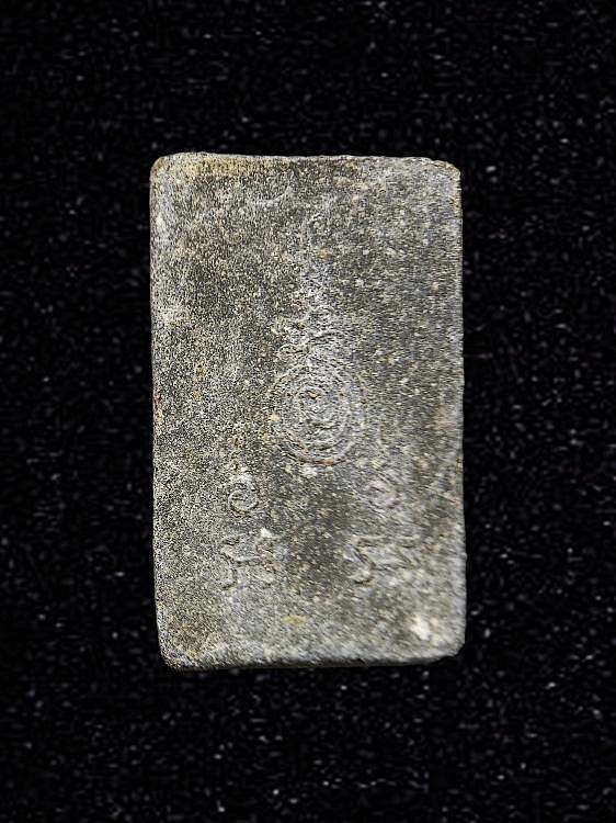 พระผงของขวัญ พิมพ์ประทานพร พระครูประกาศสมาธิคุณ วัดมหาธาตุ กทม. ปี 2506 เนื้อว่าน