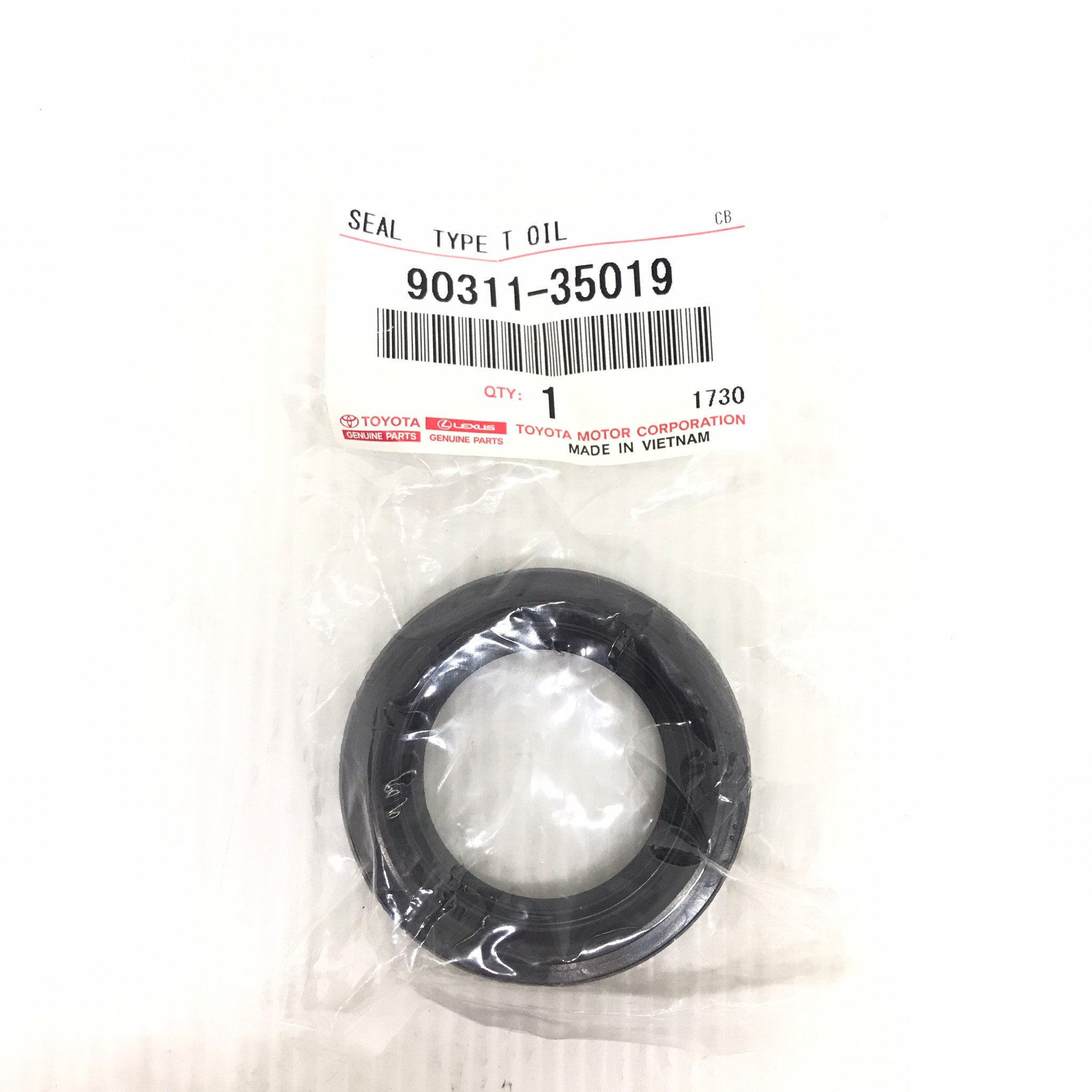 (แท้ศูนย์) ซีลเพลาขับหน้า TOYOTA 3S ST171 / ST191 โตโยต้า ขนาด ใน 35 นอก 55 สูง 9 มิล เบอร์ 90311-35019 ยี่ห้อ TOYOTA