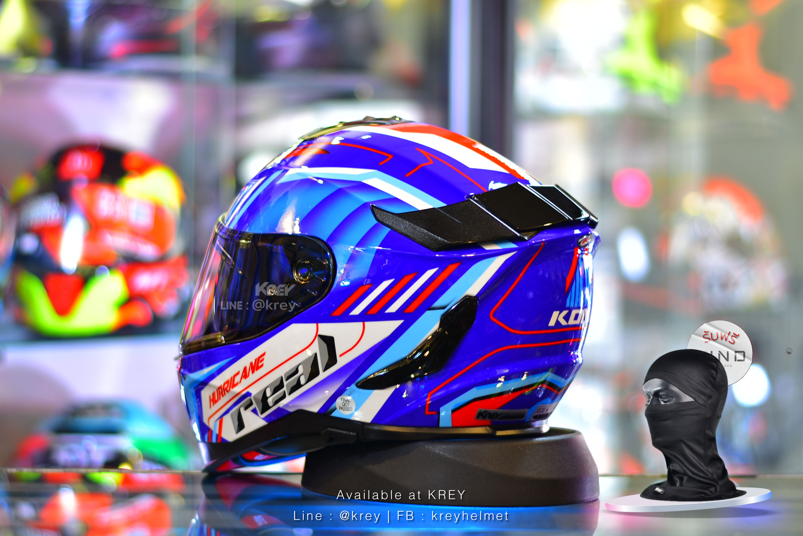 Real model Hurricane Kona Blue White