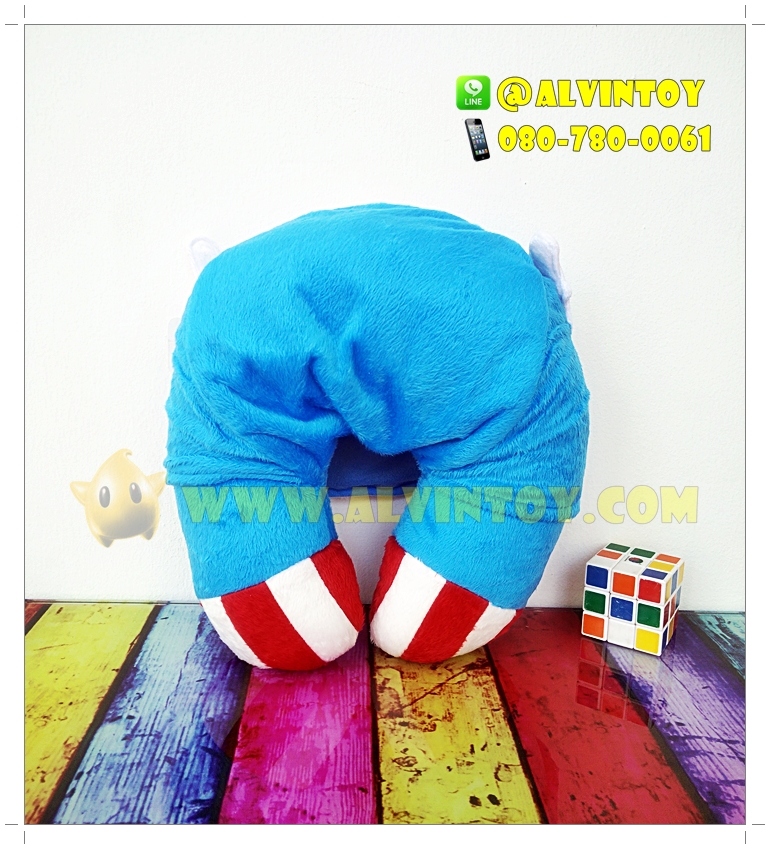 หมอนรองคอตัวยูลาย Captain America - กัปตันอเมริกา