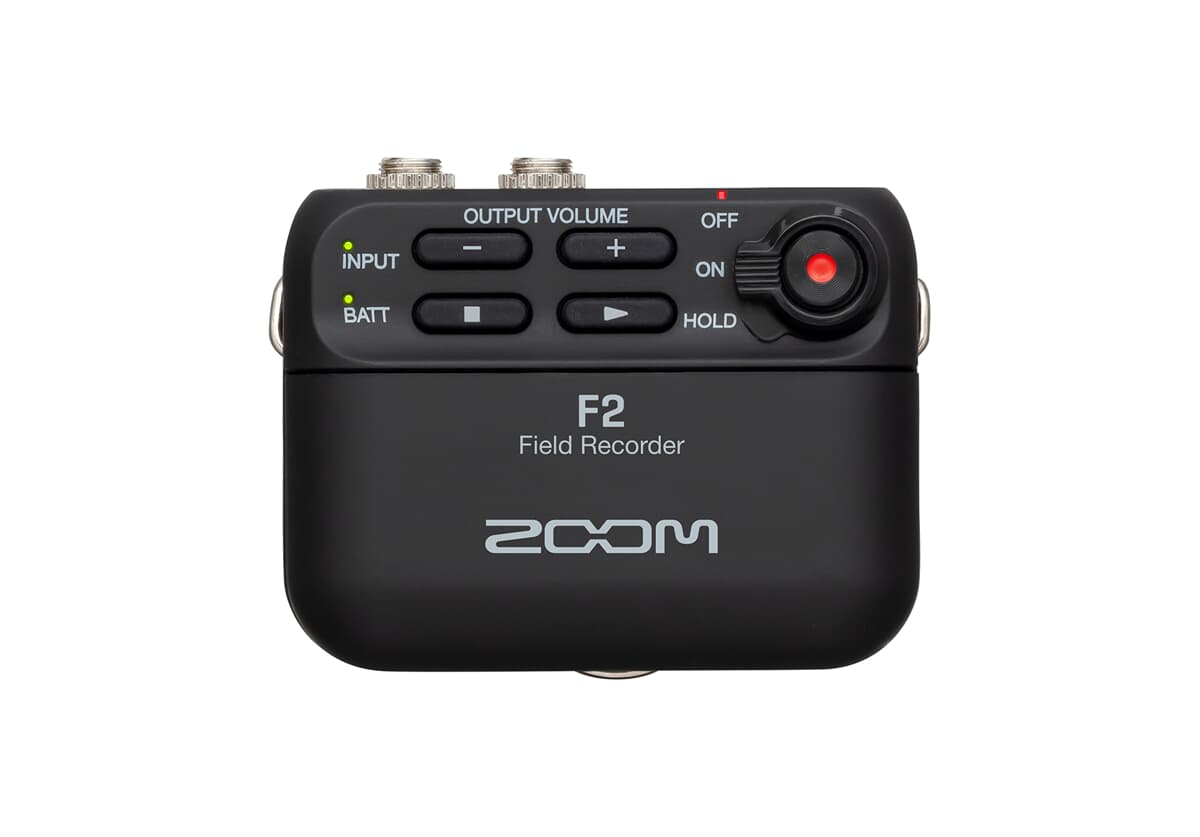 Zoom F2 *ของแท้รับประกัน1ปี* เครื่องบันทึกเสียง+ไมค์หนีบปกเสื้อ, Portable Field Recorder with Lavalier Microphone
