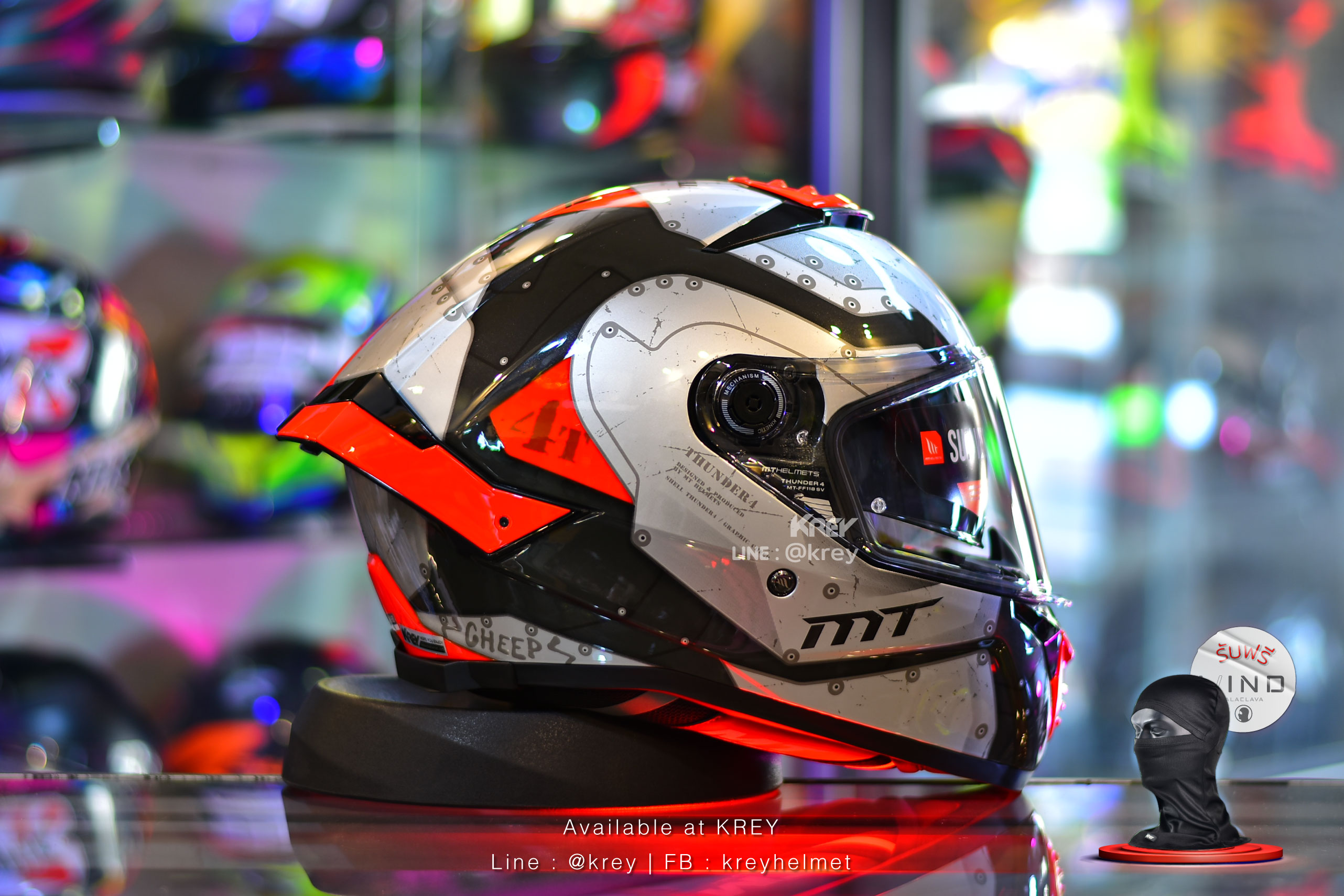 MT model THUNDER 4 SV CHEEP GLOSS RED