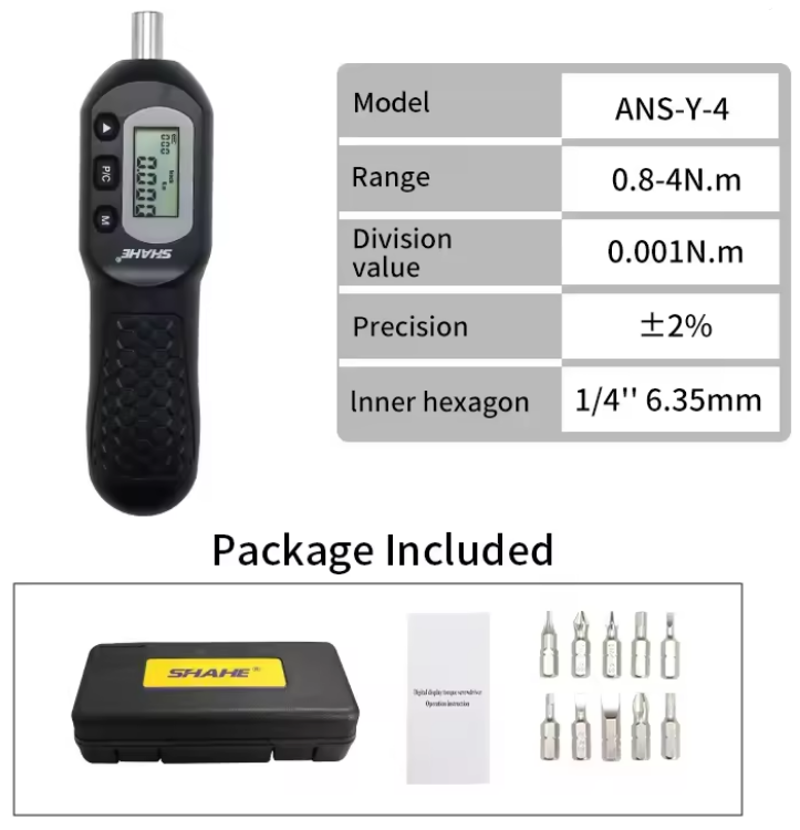 Digital Torque Screwdriver ANS-Y Series