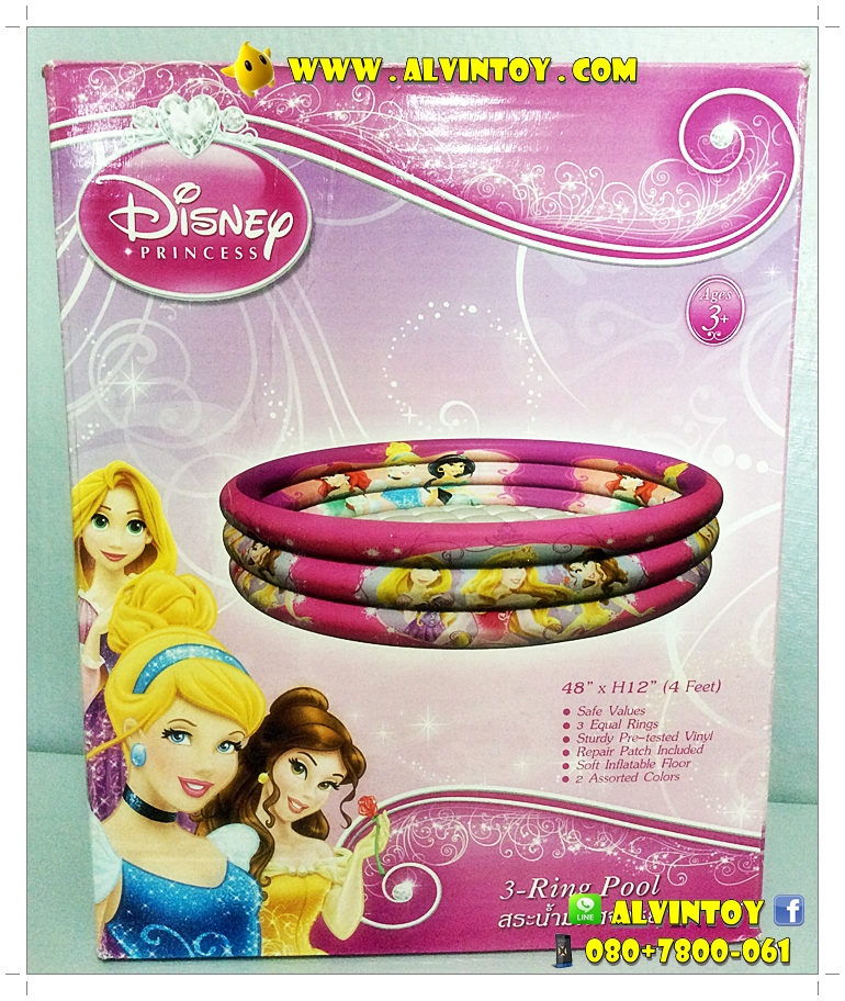 สระว่ายน้ำเป่าลมลาย Disney Princess 4 ฟุต
