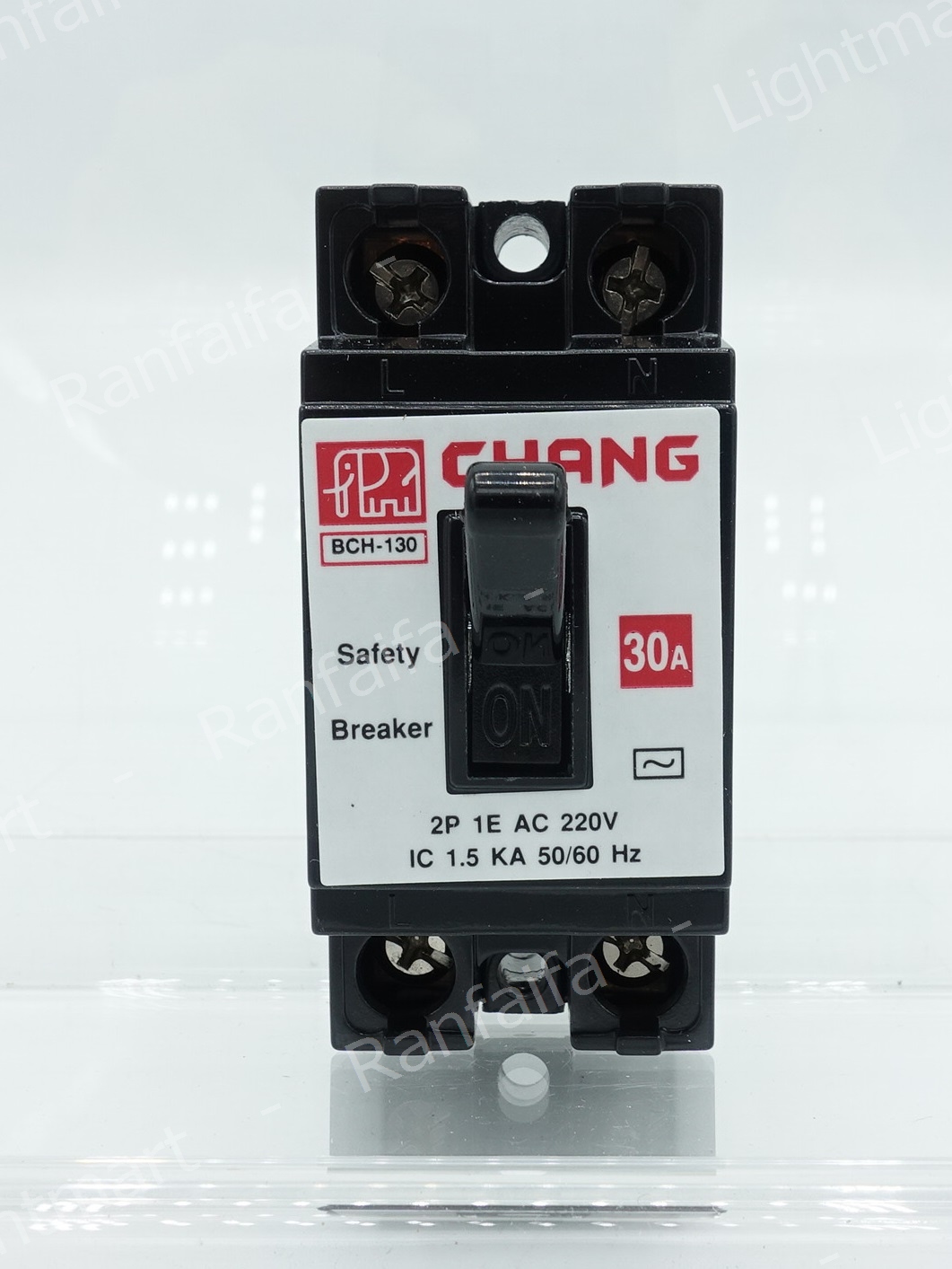 เซฟตี้เบรกเกอร์ 2P 10-30A "ช้าง"