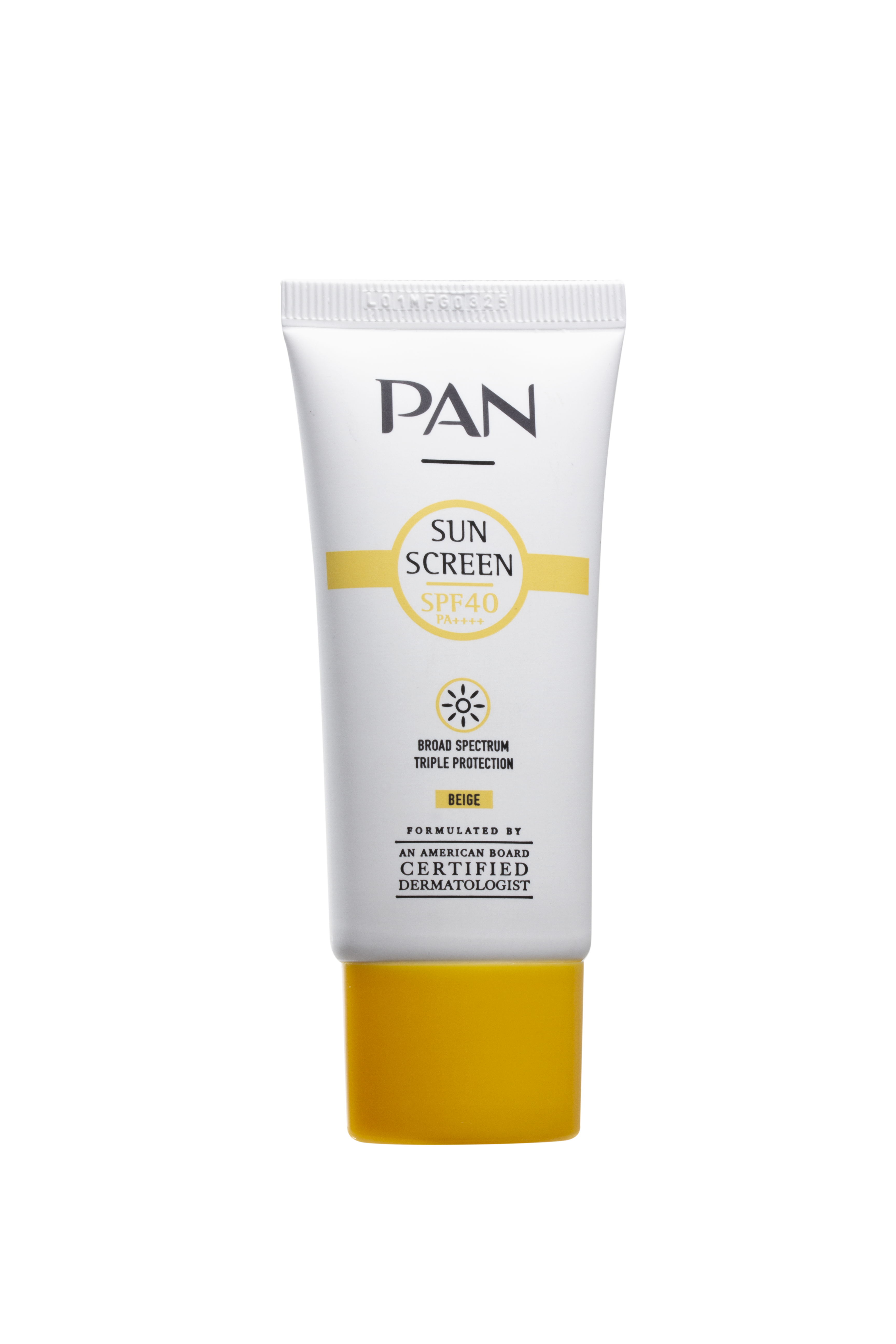 PAN SUNSCREEN SPF 40 PA++++ Beige 30 g. แพน ซันสกรีน เอสพีเอฟ 40 พีเอ++++ สีเบจ