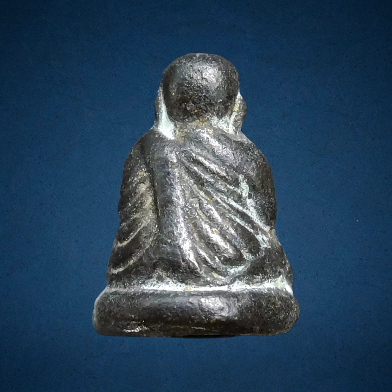 รูปหล่อหลวงพ่อเงิน วัดคงคาราม จ.พิจิตร ปี 2528 รุ่นปืนแตก เนื้อทองผสม