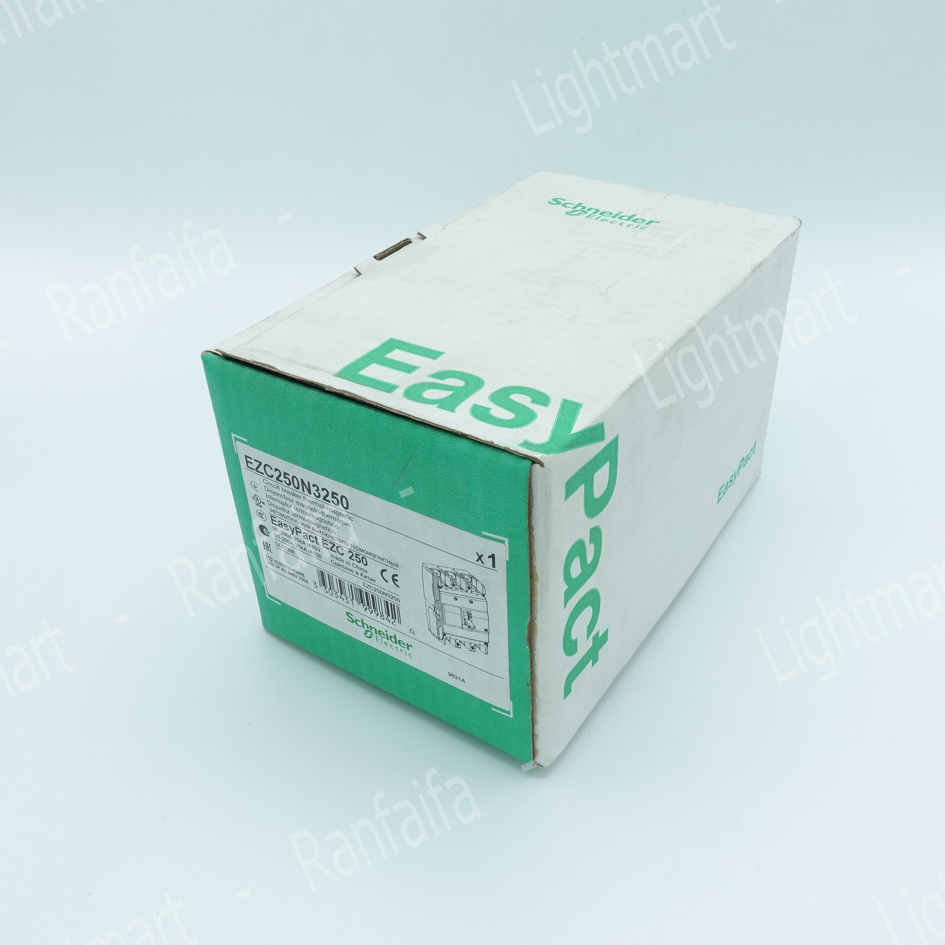 เมนเบรกเกอร์ 3P EZC250N (25kA) Schneider