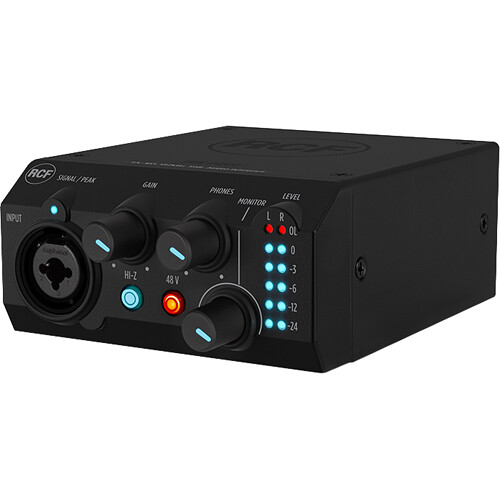 RCF TRK PRO1 *ของแท้ประกัน1ปี* 1x2 USB Audio Interface , ออดิโออินเตอร์เฟส, 24Bit /192 kHz,Cubase LE