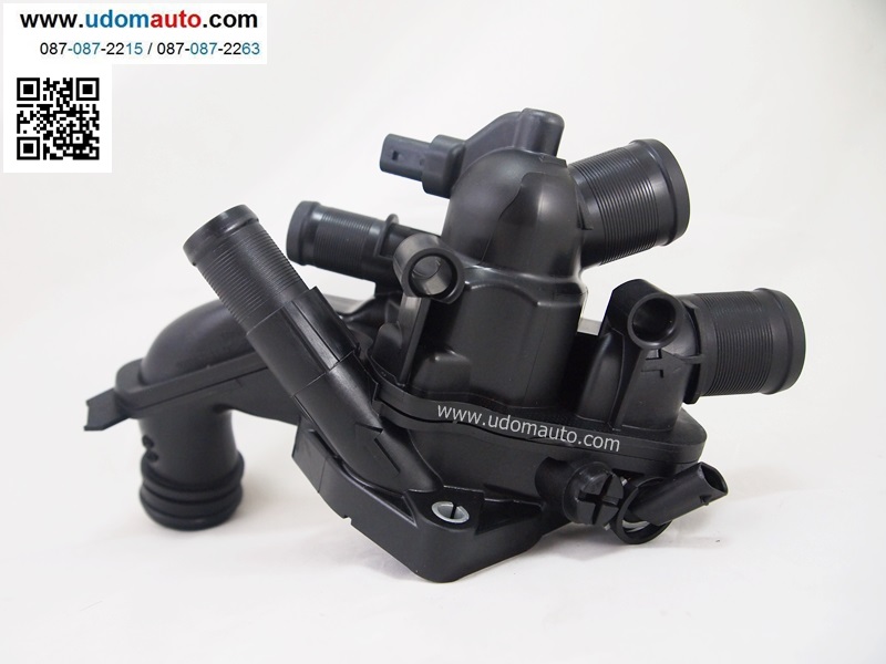 กะโหลกวาวล์น้ำ MINI R56, R60 รุ่นหนึ่งเซ็นเซอร์ / Thermostat, 7647305, 7588876, 7647751