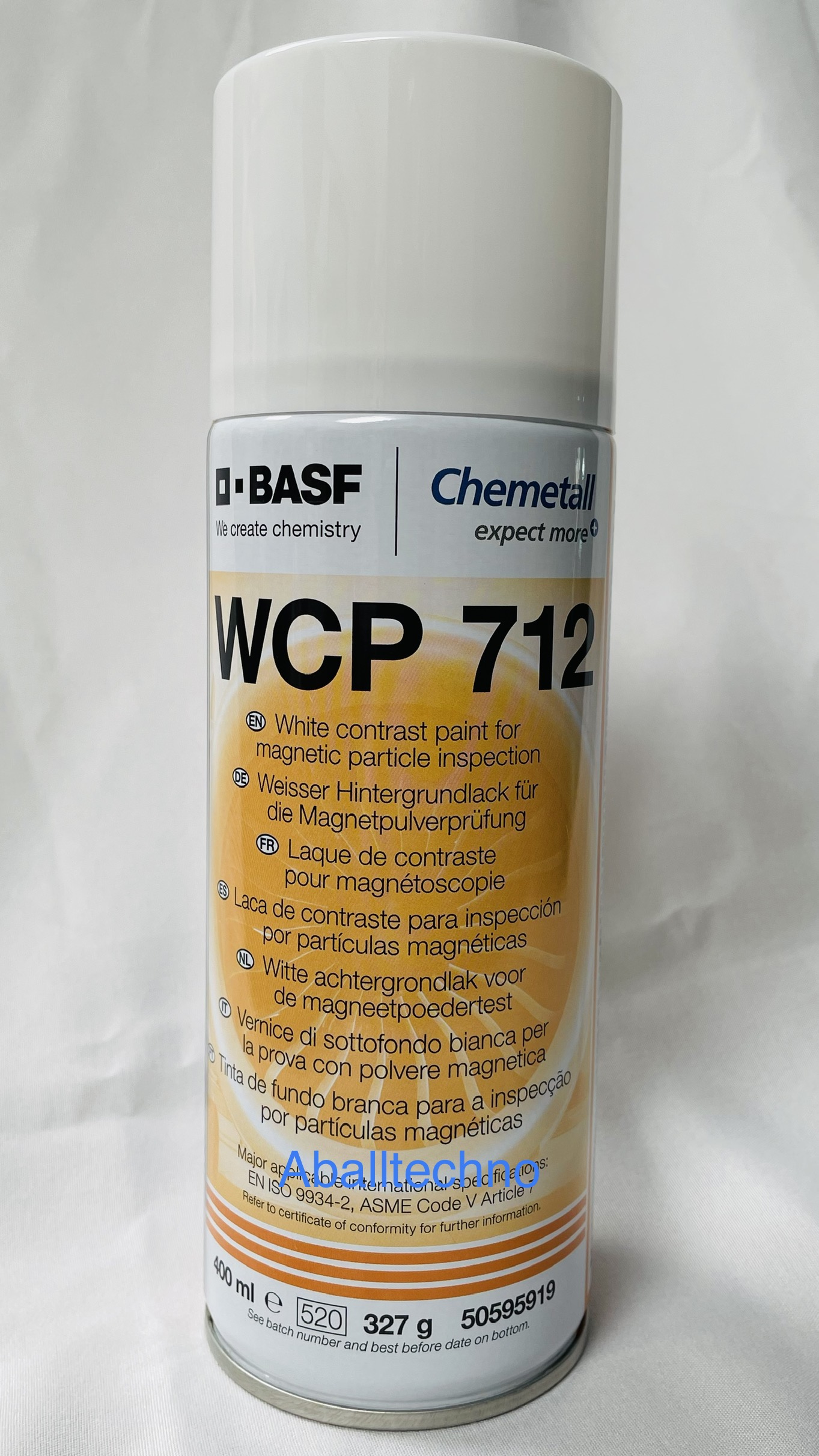 ชุดน้ำยาทดสอบ MT WCP-712 White Contrast Paints Magnetic Particle Testing Chemicals