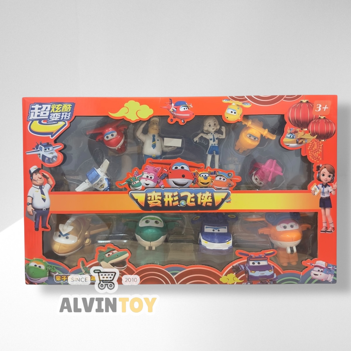 หุ่นยนต์ Super Wings - ซุปเปอร์วิง ชุด 10 ตัว