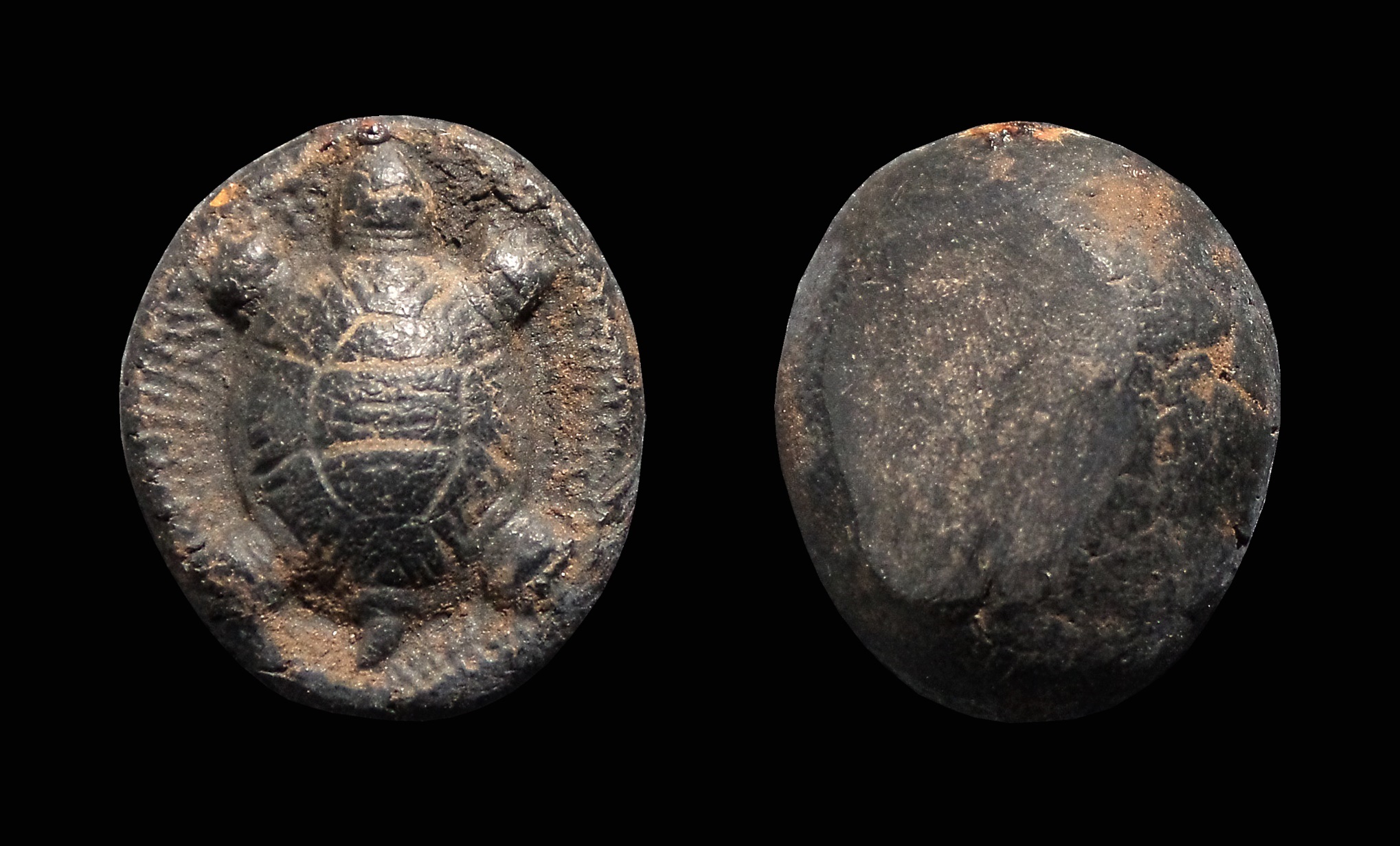 พญาเต่าเรือน เนื้อผงคลุกรัก