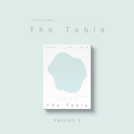 ( Pre-Order ) NU'EST 7th Mini Album The Table ( ver.1 ) + Poster วางจำหน่าย 22 / 10 / 2019