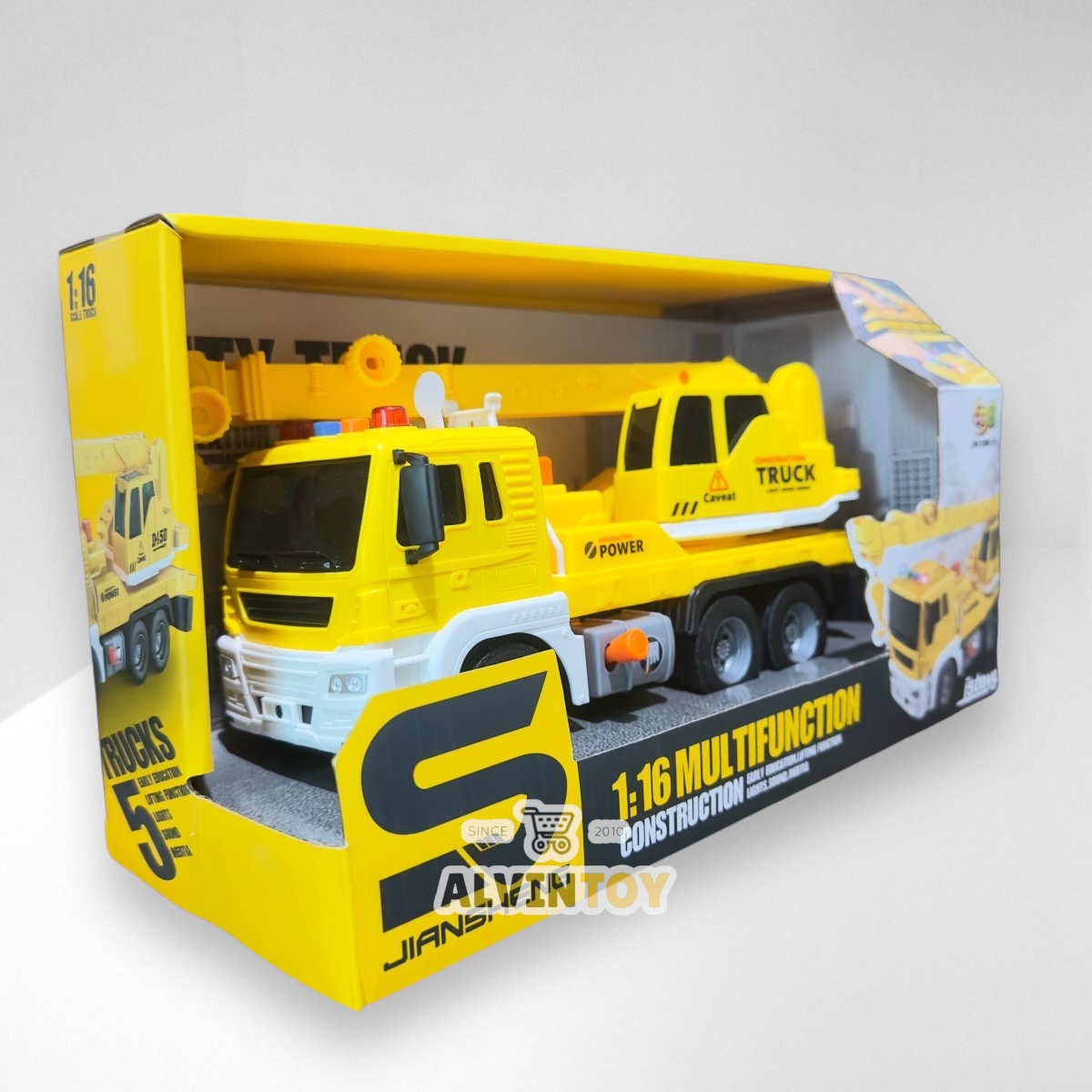 ของเล่น รถก่อสร้าง ขนาดความกว้าง 25 cm. สูง 12 cm. มีเสียง มีไฟ ผลิตจากพลาสติกคุณภาพดี แข็งแรง ทนทาน สินค้าได้รับมาตรฐาน มอก.