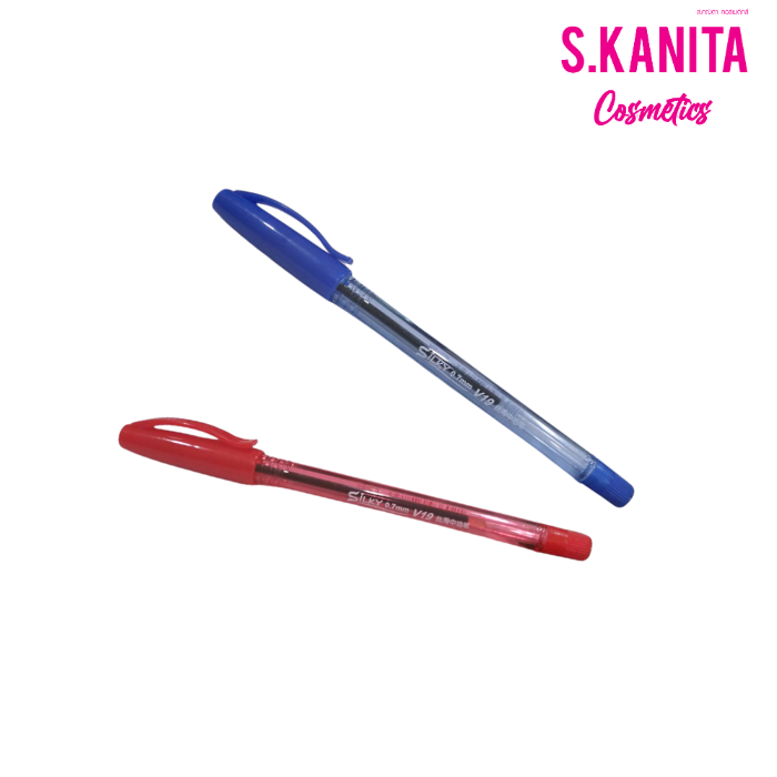 ปากกา silky 0.7mm V19