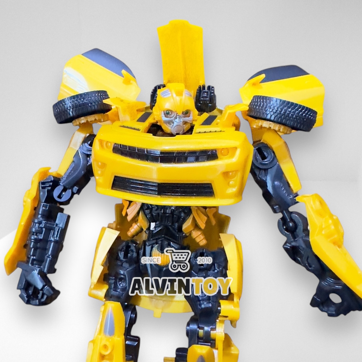 หุ่นยนต์ Transformer ชุด 2 ตัว Optimus Prime Bumblebee ขนาดความสูง 23 ซม.