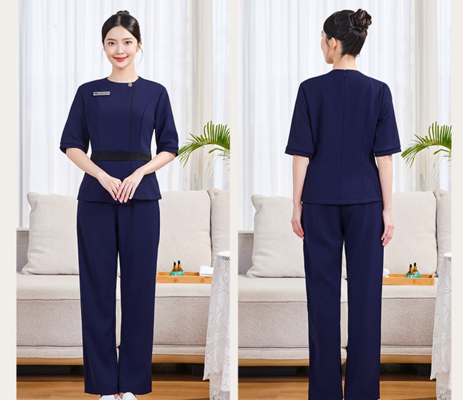 ชุดสปาเพื่อสุขภาพ ชุดนวดสปา ชุดพนักงานศูนย์ความงามทางการแพทย์ การแช่เท้า ร้านเสริมสวย (แยกขายเสื้อ)