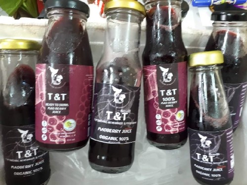 น้ำผลไม้หมากเม่าอินทรีย์พร้อมดื่ม 500