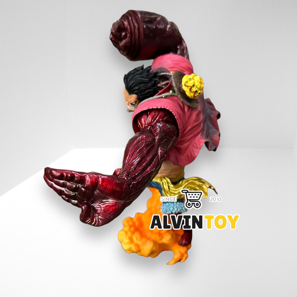 ฟิกเกอร์ One Piece Monkey D Luffy Gear 4 - model luffy gear 4 ขนาดความสูง 25 cm. ผลิตจาก PVC คุณภาพดี หนักๆ ตันๆ