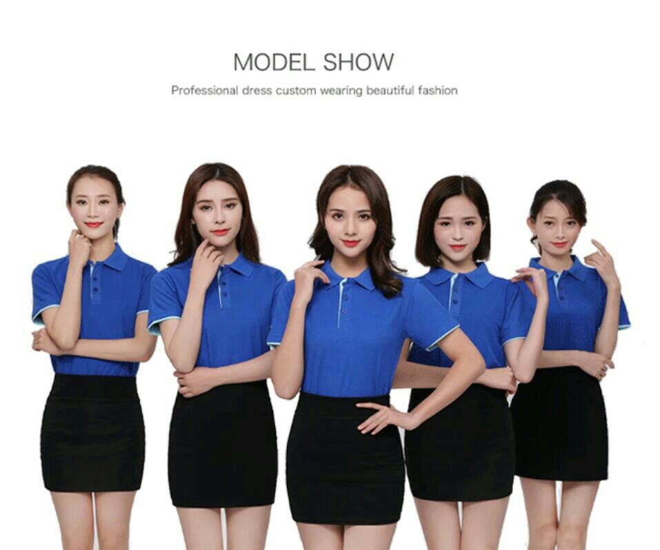 เสื้อยืดปกโปโล เสื้อโปโลแขนสั้น เสิ้อฟอร์มพนักงาน