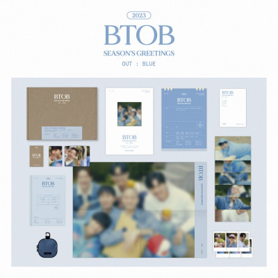 ( Pre-Order ) BTOB Season's Greeting 2023 ( Blue ver ) มี Poster พับภายใน set ** สั่งเกิน 1 ชิ้นบวกค่าส่งเพิ่มชิ้นละ 20 บาท เนื่องจากสินค้าหนัก ** จำนวนจำกัด ** วางจำหน่าย 11 / 1 / 2023