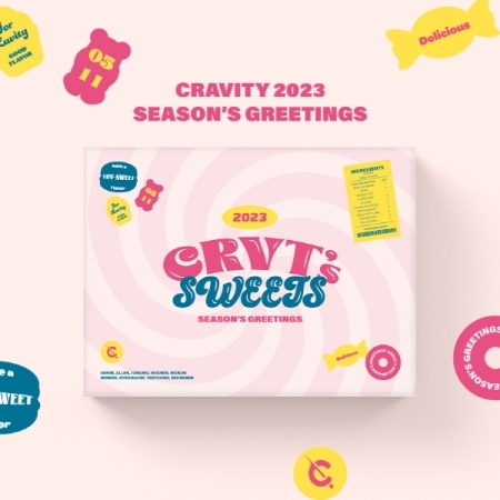 ( Pre-Order ) CRAVITY SEASON'S GREETINGS 2023 [ CRVT's SWEETS ] มี Poster ภายใน Set ** สั่งเกิน 1 ชิ้นบวกค่าส่งเพิ่มชิ้นละ 20 บาท เนื่องจากสินค้าหนัก ** จำนวนจำกัด ** วางจำหน่าย 30 / 12 / 2022