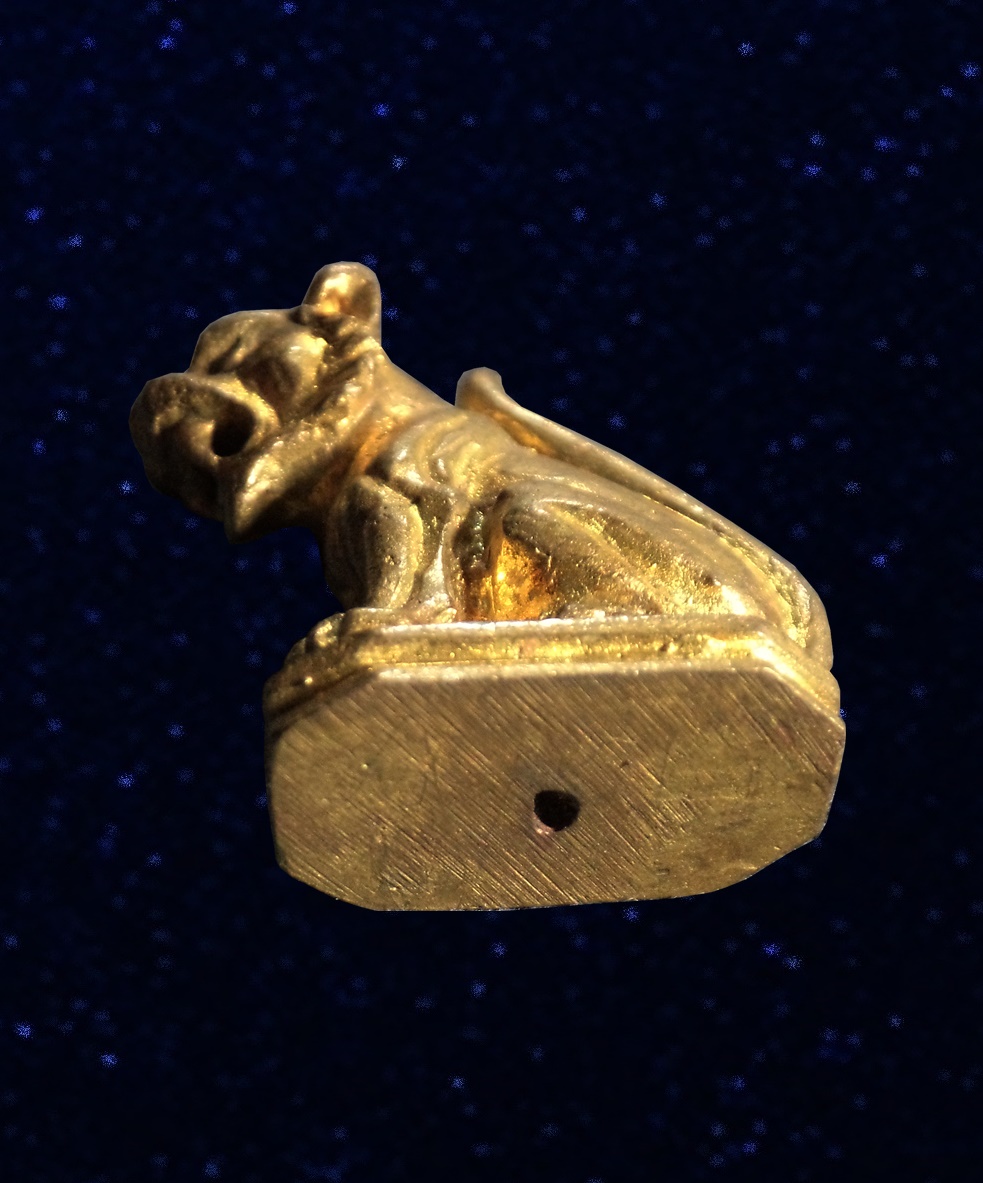 รูปหล่อ เสือ เนื้อโลหะ