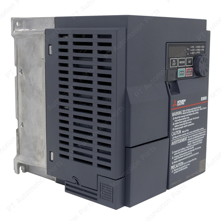 (ใหม่ไม่มีกล่อง) Mitsubishi FR-E840-3.7K-1 Inverter 3.7KW 5HP Input 3⌀ 380-480VAC Output 3⌀ 380-480VAC 0.2-590Hz E800 Series มิตซูบิชิ อินเวอร์เตอร์ เครื่องควบคุมความเร็วรอบมอเตอร์ สำหรับมอเตอร์ 5 แรงม้า