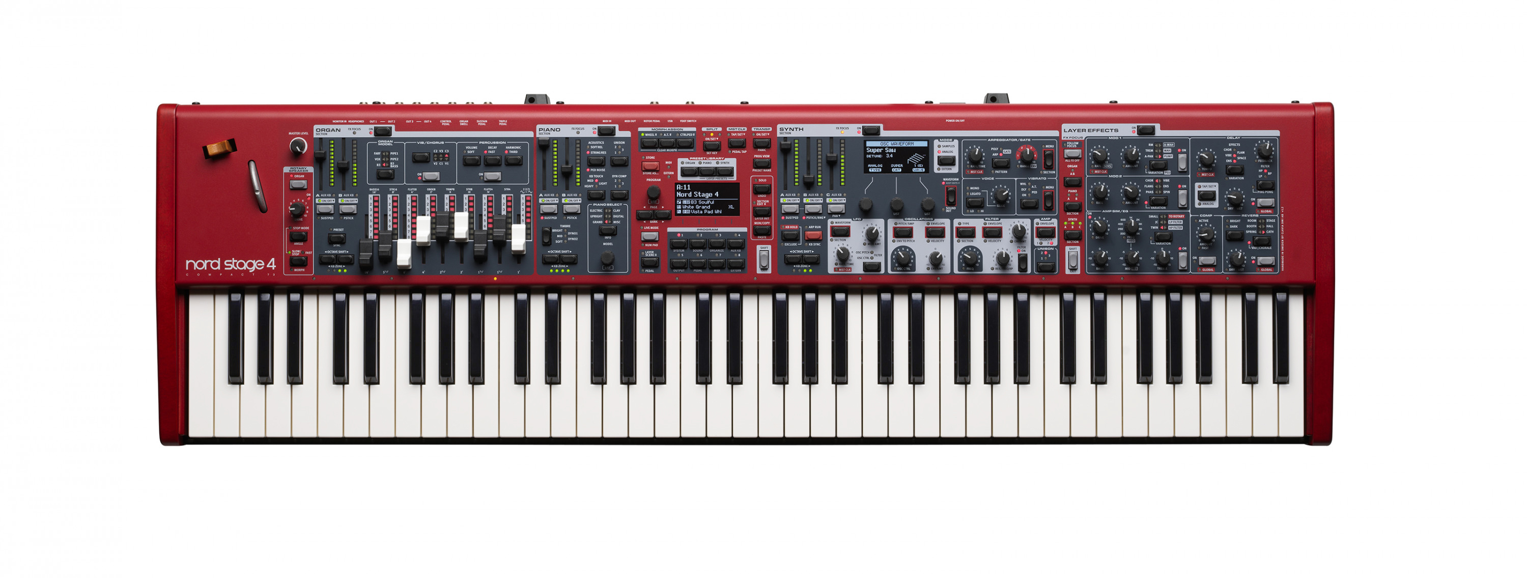 Nord Stage 4 *ของแท้รับประกัน 1ปีเต็ม* เปียโนไฟฟ้า,ออแกน,ซินธ์, Handmade in Sweden (สอบถามโทร 089 130 2034)