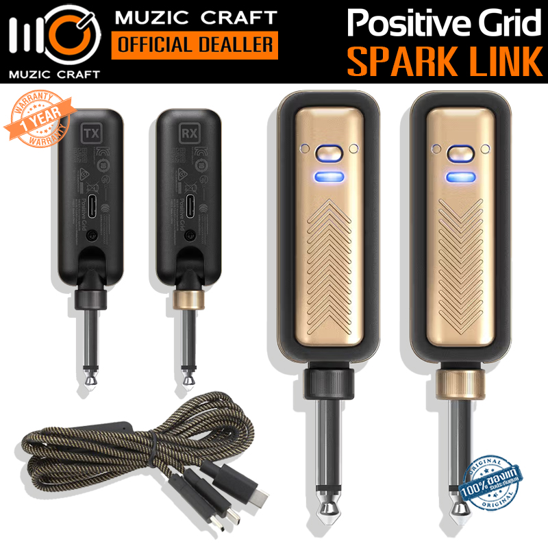 Positive Grid Spark LINK *ของแท้รับประกัน 1ปี* Digital 2.4 GHz Wireless Guitar System, อุปกรณ์กีต้าร์ไร้สาย