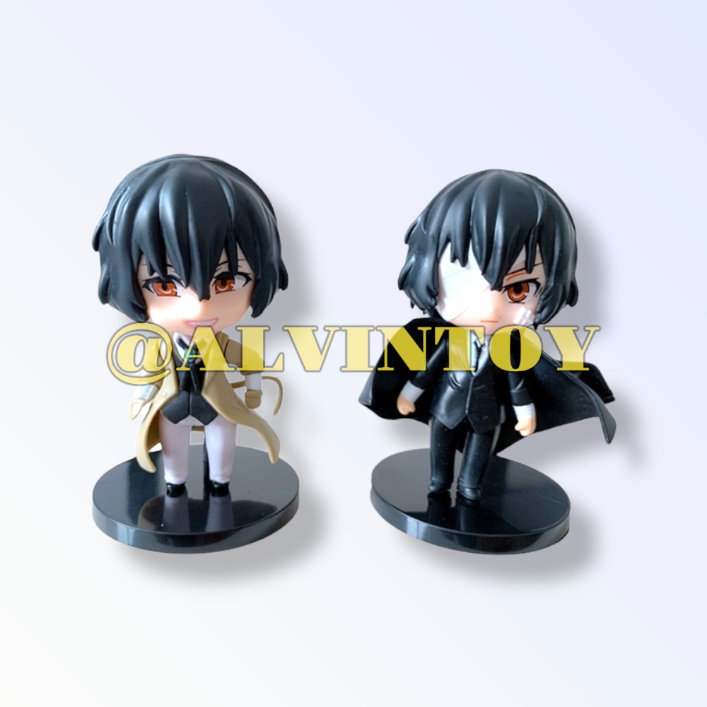 Action Figure Bungou Stray Dogs - คณะประพันธกรจรจัด เซ็ต 6 ตัว ขนาดความสูง 10 ซม. มีฐาน งานสวย