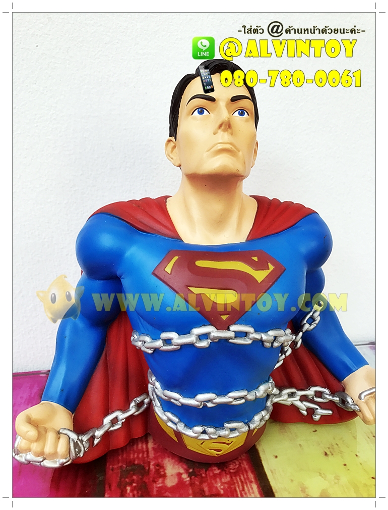 โมเดลกระปุกออมสิน Super Man
