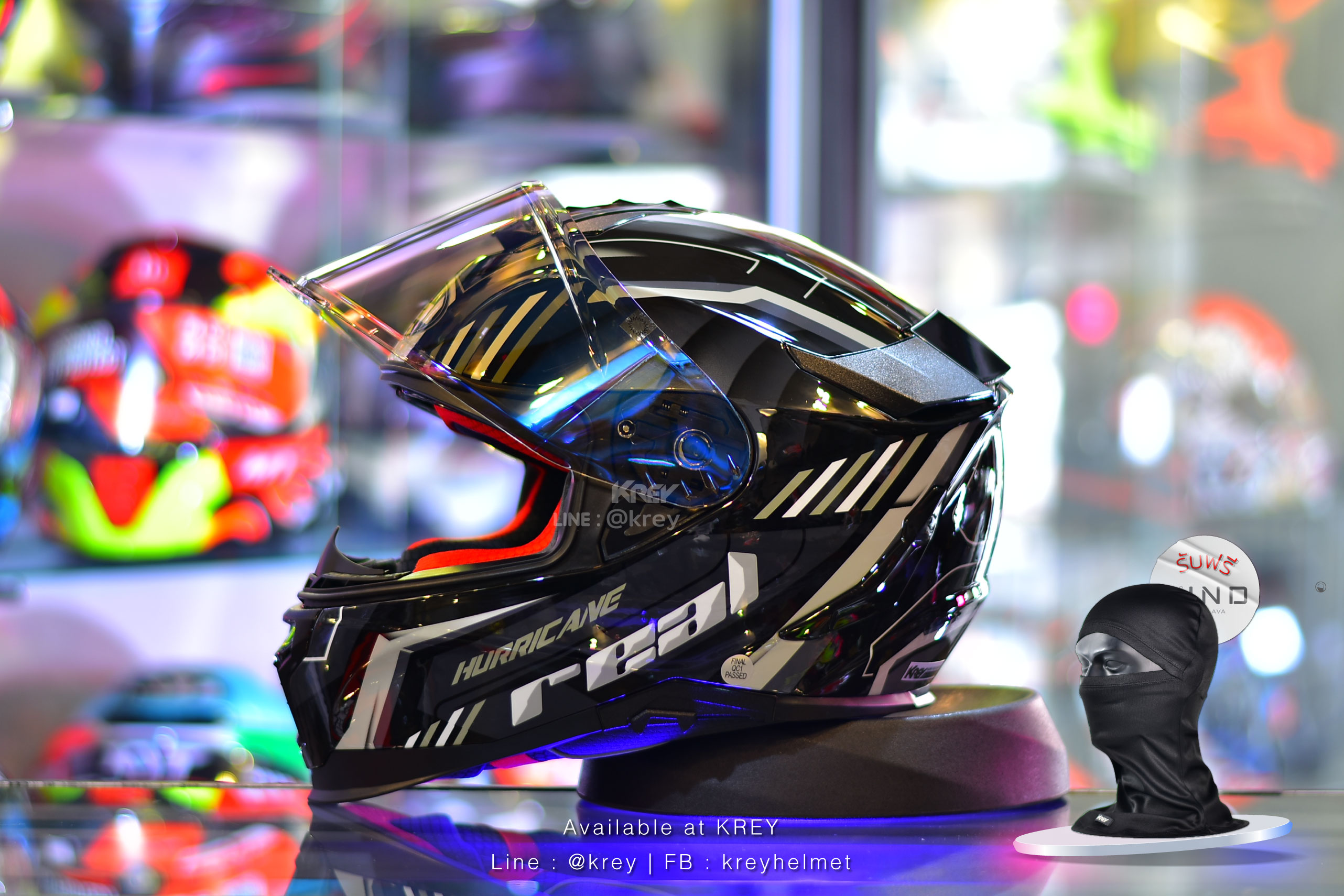 Real model Hurricane Kona Black Grey