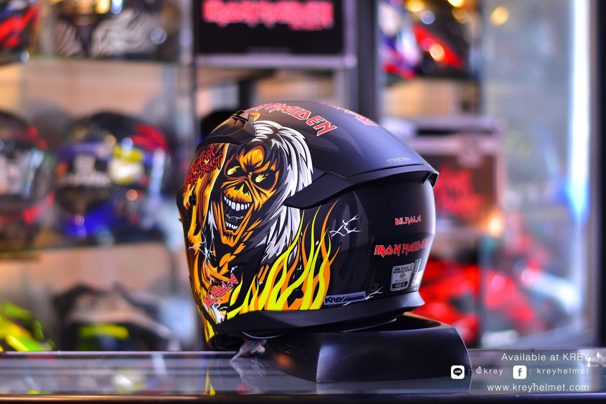 BIlmola model Spiker : THE NUMBER OF THE BEAST Black Matt