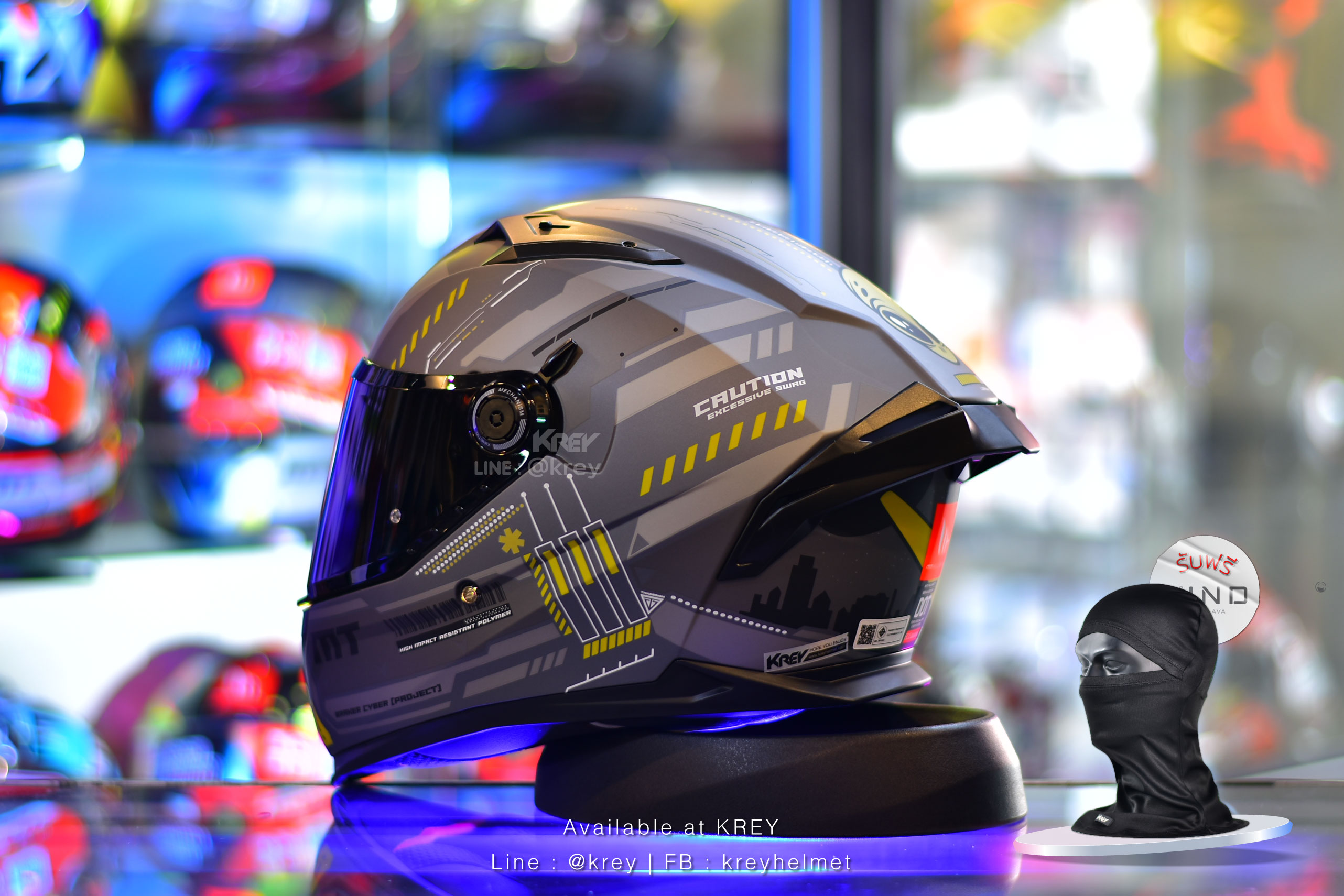 MT model BRAKER SV CYBER MATT GREY