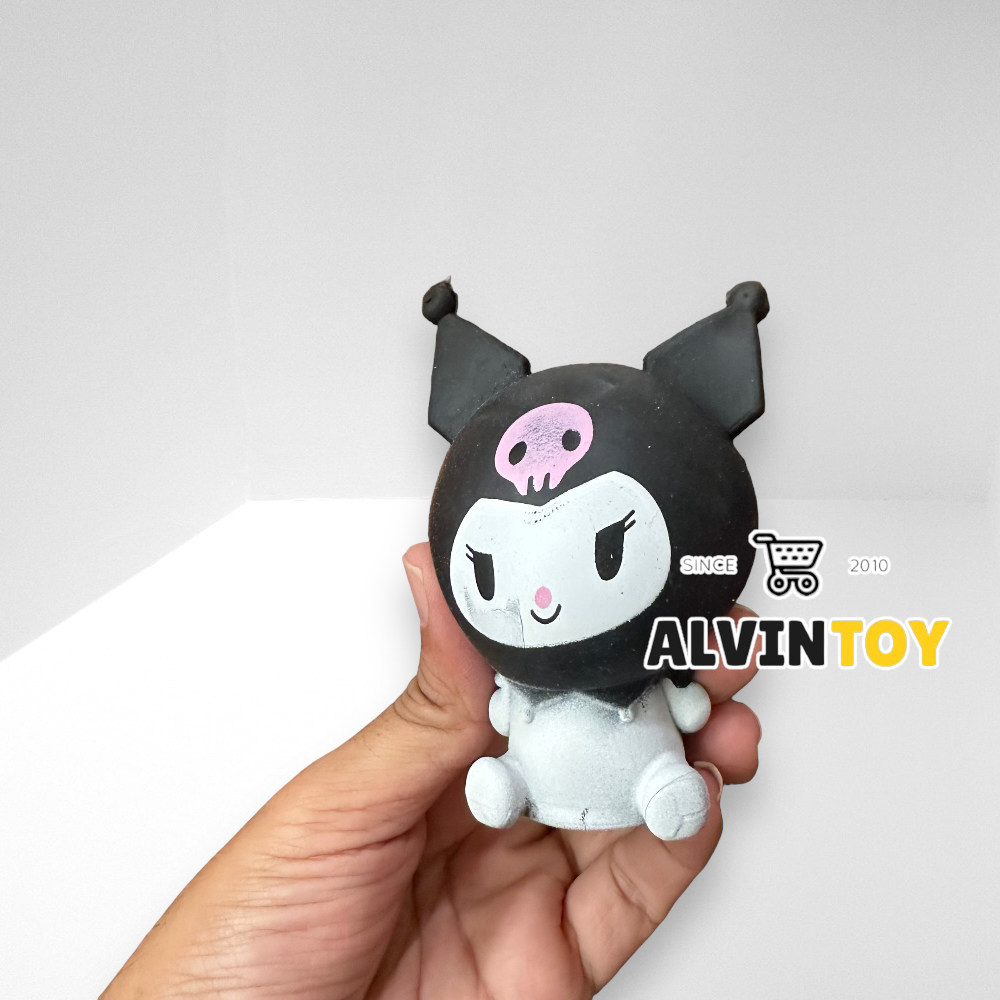 Kuromi คุโรมิ สกุชชี่ ของเล่นน่ารัก ของเล่นบีบมือคลายเครียด