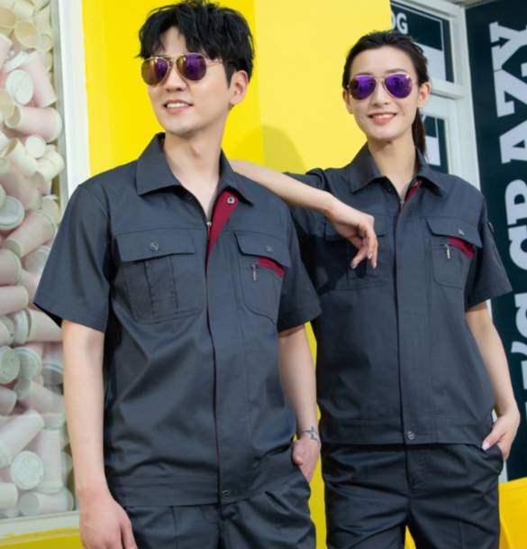 เสื้อช่างแขนสั้น ช่างวิศวกร ช่างไฟฟ้า ปะปา