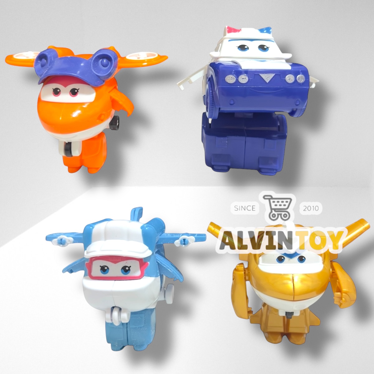 หุ่นยนต์ Super Wings - ซุปเปอร์วิง ชุด 9 ตัว