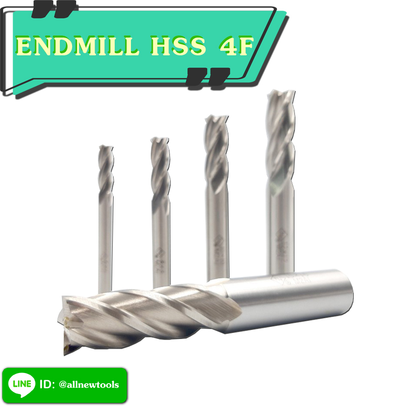ENDMILL HSS 4F